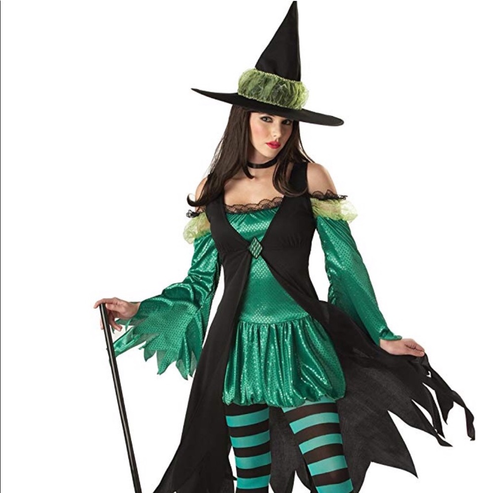 California Costumes Emerald Witch small 6-8